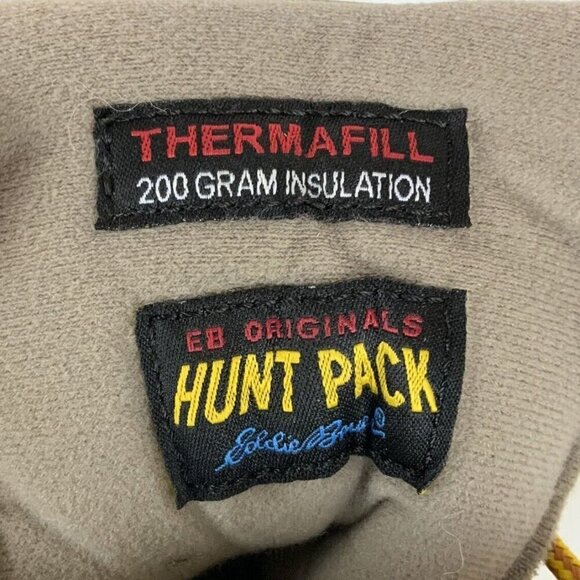 Eddie Bauer Women Hunt Pack Boots Size 7.5 Brown Leather Weatherproof 0048-588 - Picture 9 of 10